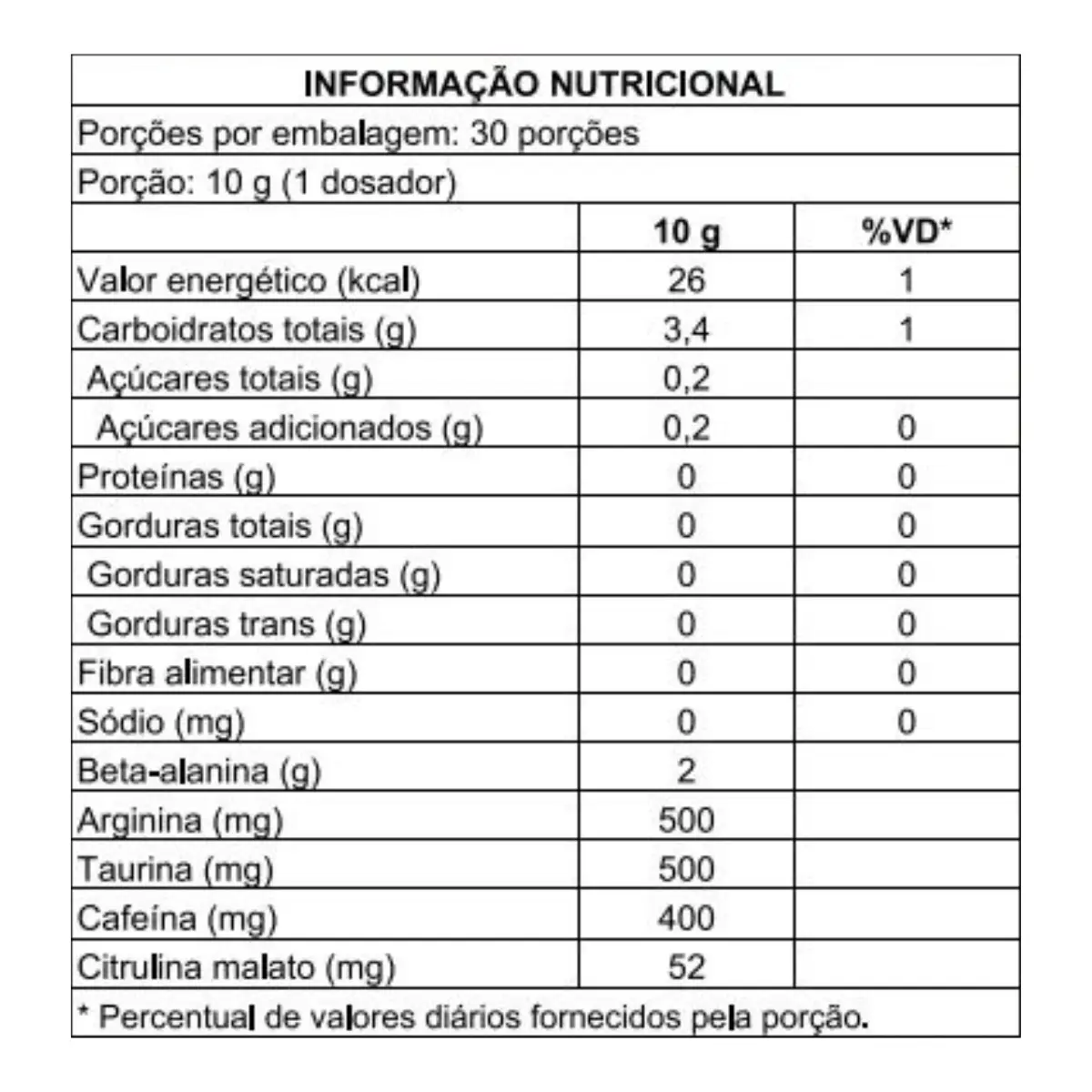 Pré-Treino Nightmare 300g - Imagem 2